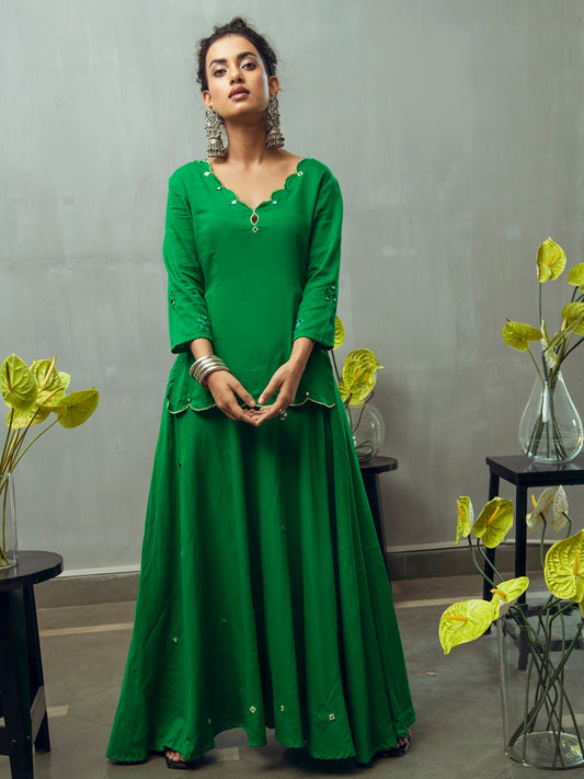 Madhavai Lehanga Set with Dupatta