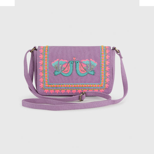 CARINA PURPLE SLING BAG