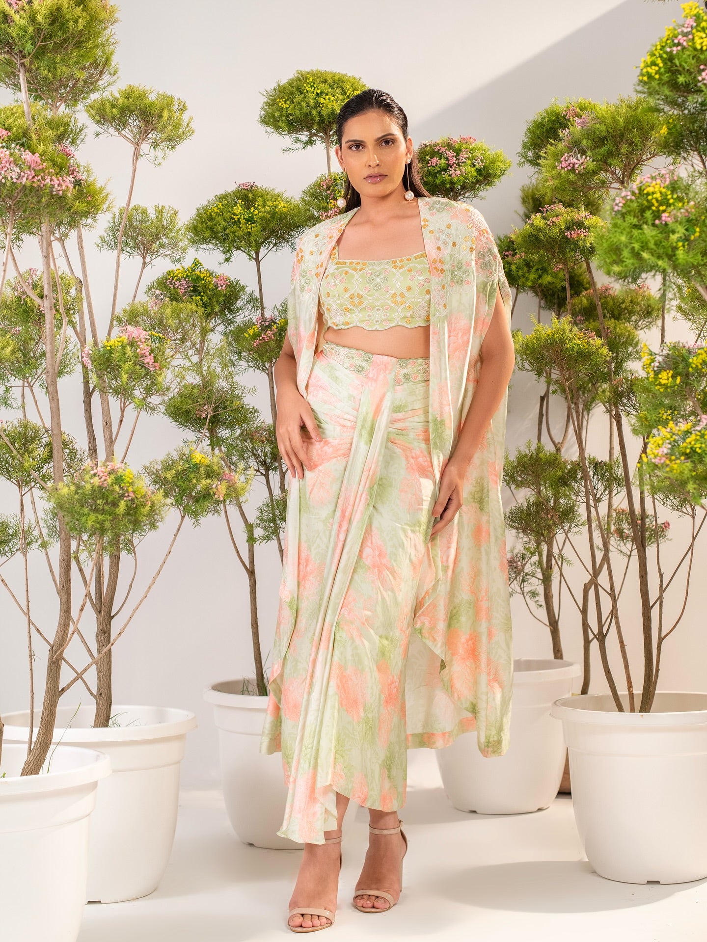 PISTACHIO BLOOM THREE PIECE SET