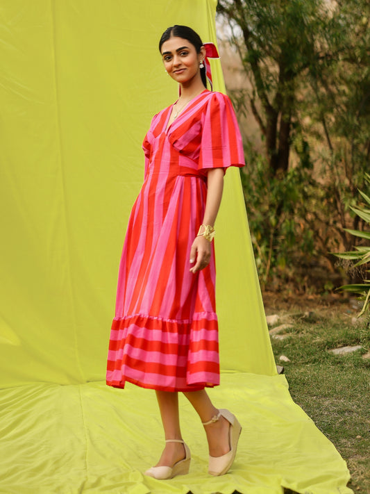 Sunberry Stripe Dress