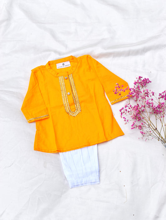 Yellow Krishna - Unisex set for new born