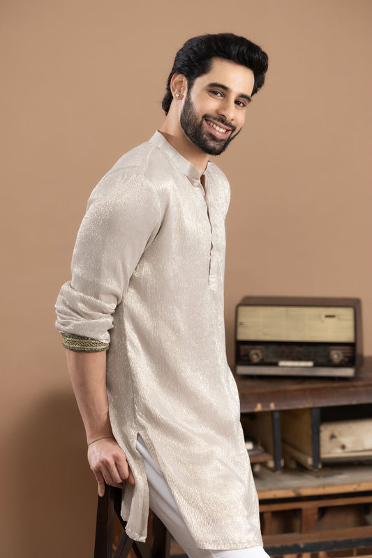 Rivaaj - Silver kurta and pant
