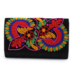 Load image into Gallery viewer, Beaded floral envelope clutch

