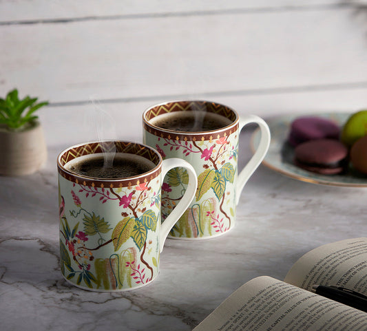 Grandeur Green Swing Milk Mug Set of 2