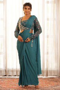 Mehraab drape saree