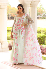 Load image into Gallery viewer, Daisy Drape saree
