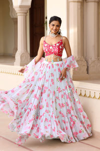 Bloom lehenga set