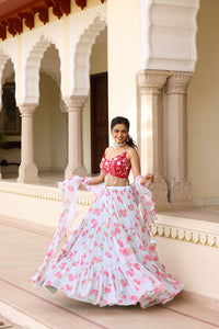 Bloom lehenga set