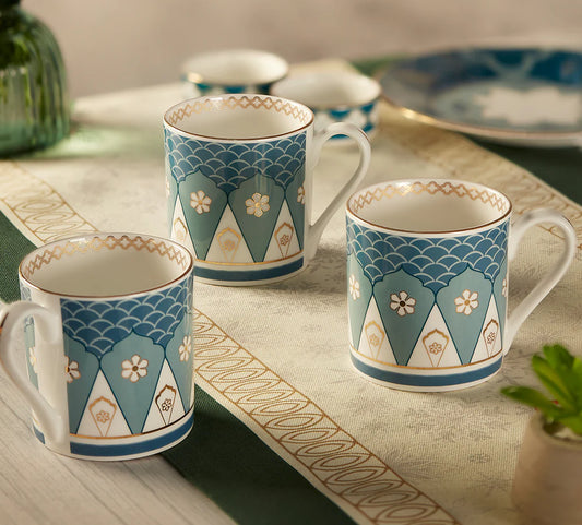 Oceanic Opulence Melon Coffee Mug Set of 6