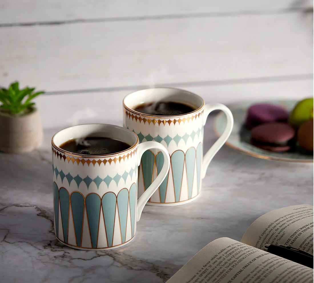 Regal Romance Swing Milk Mug Set of 2
