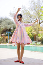 Load image into Gallery viewer, Stripe Swing Dress
