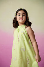 Load image into Gallery viewer, Little starry kurta skirt set
