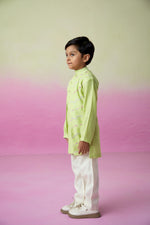 Load image into Gallery viewer, Lime Wire Kurta set
