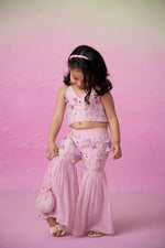 Load image into Gallery viewer, Petal pink sharara set
