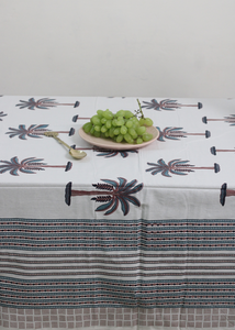 Pink Palm Tree Table Cloth