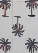Load image into Gallery viewer, Pink Palm Tree Table Cloth
