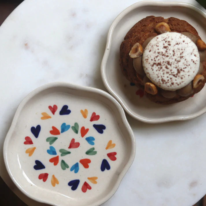 #LOVEISLOVE handmade Dessert Plate