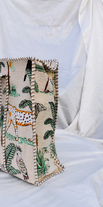 White Cat Tote Bag