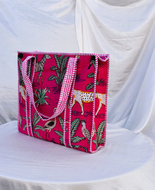 Pink Forest Tote Bag