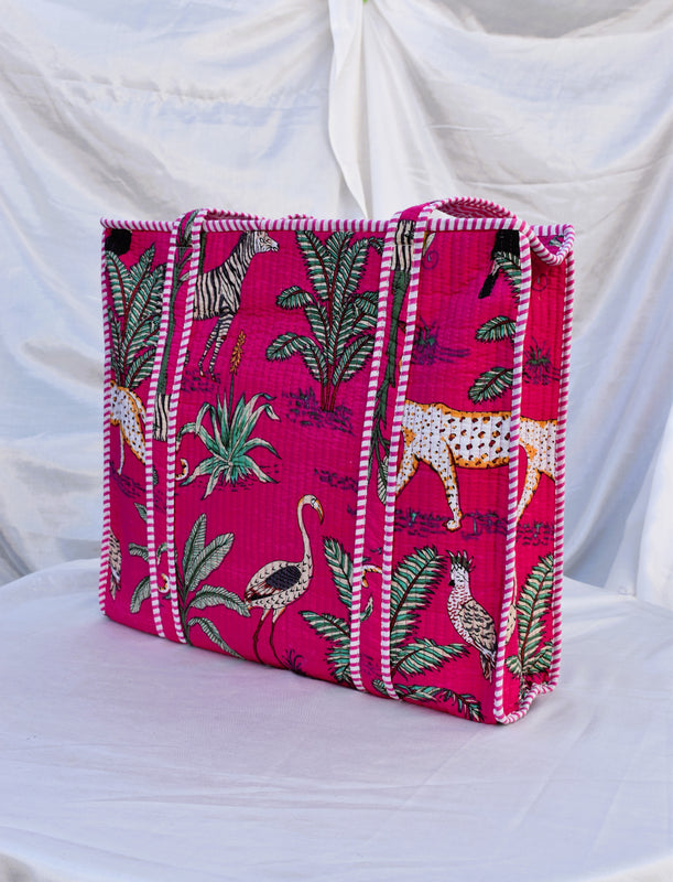 Pink Forest Tote Bag