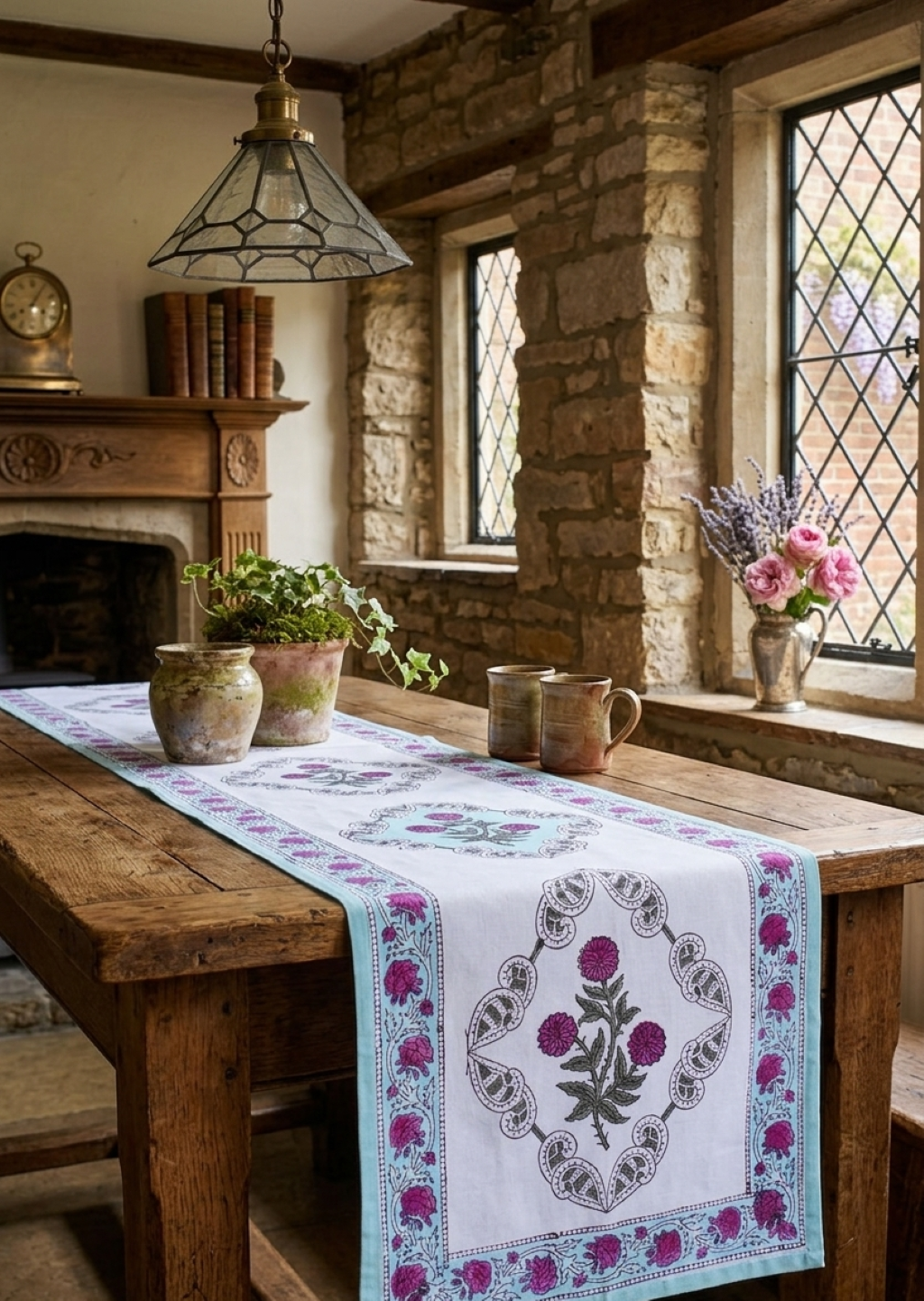 Ahalya - Floral Table runner