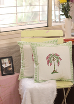 Load image into Gallery viewer, Green Fern Cushion Cover
