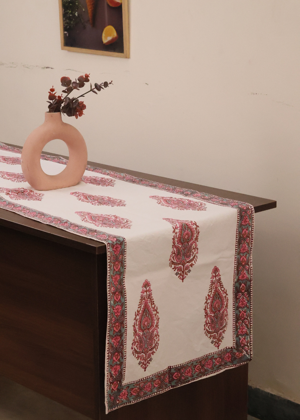 Pastel Motifs Table Runner