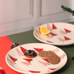 Red Christmas Tree - Dinner Plate