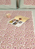 Load image into Gallery viewer, Pastel Dream Block Printed Bedsheet
