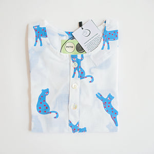 Blue Panther Night Dress for kids