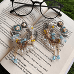 Load image into Gallery viewer, Beaded Majestic Earrings
