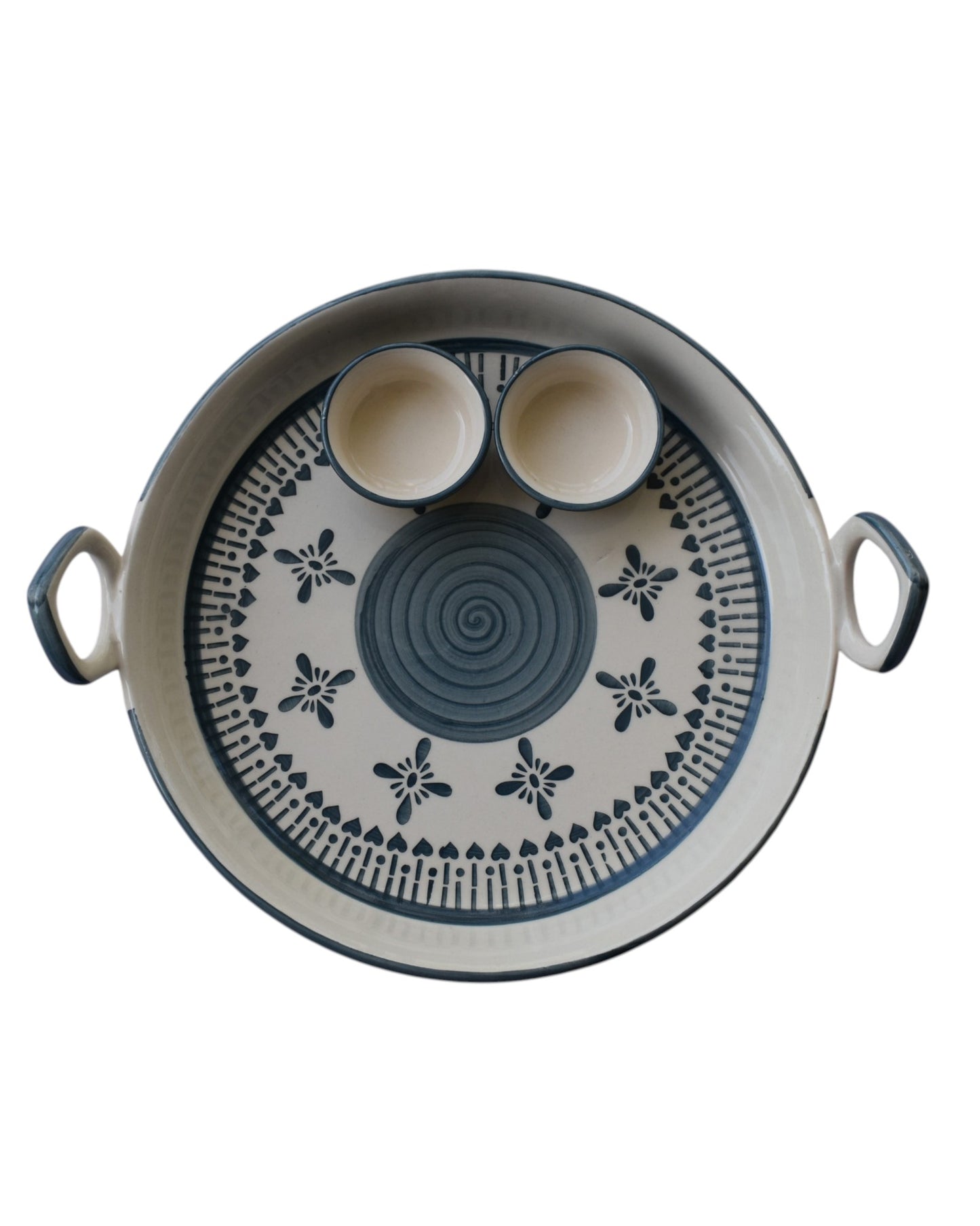 Grey Serve and Dip Platter