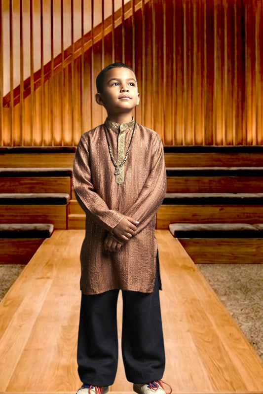 Chikoo - Cooper Boys Kurta with Blue payjama