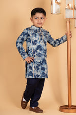 Load image into Gallery viewer, Boys blue kurta payjama set
