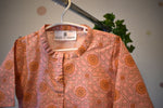 Load image into Gallery viewer, Peach - Unisex floral tops for new born babies

