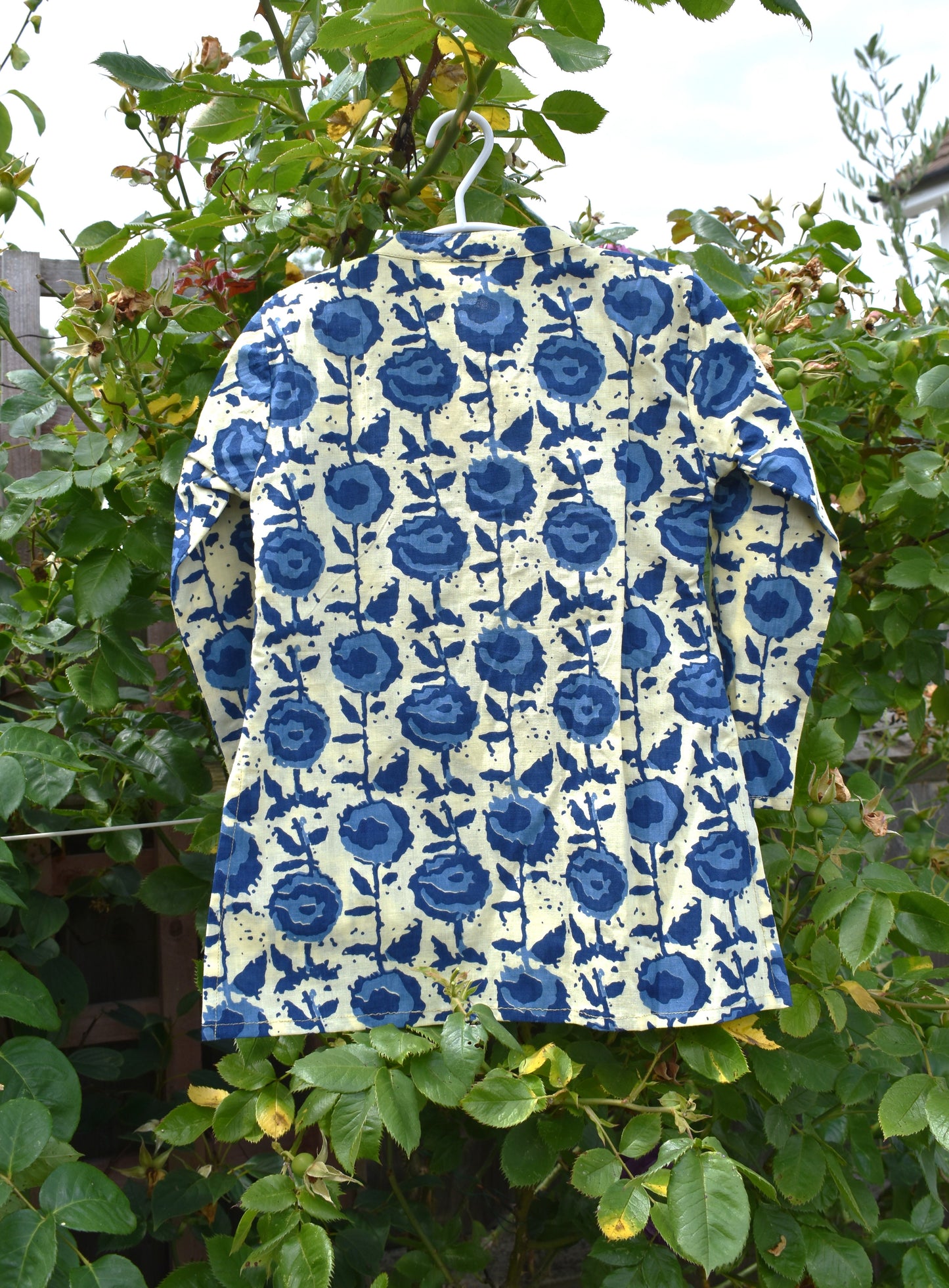 Boys rose blue kurta payjama set
