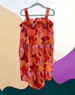 Load image into Gallery viewer, Papaya Printed Cotton Tie-Up Maxi Dress
