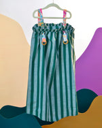 Load image into Gallery viewer, Lush Striped Tie-Up Maxi Dress
