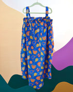 Load image into Gallery viewer, I-Peel-Good Printed Cotton Tie-Up Maxi Dress
