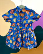 Load image into Gallery viewer, I-Peel-Good Printed Cotton Playsuit
