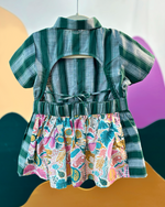 Load image into Gallery viewer, Jungle Bungle Printed Cotton Playsuit
