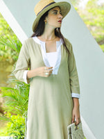 Load image into Gallery viewer, Chill Wave Cotton Maxi Dress
