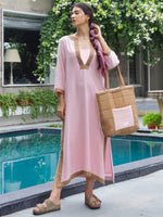 Load image into Gallery viewer, Resort Pink Maxi Dress
