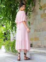 Load image into Gallery viewer, Bella Pink Maxi Dress
