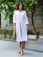 Load image into Gallery viewer, Sassi Cotton Front Open Kurta-Pant Set
