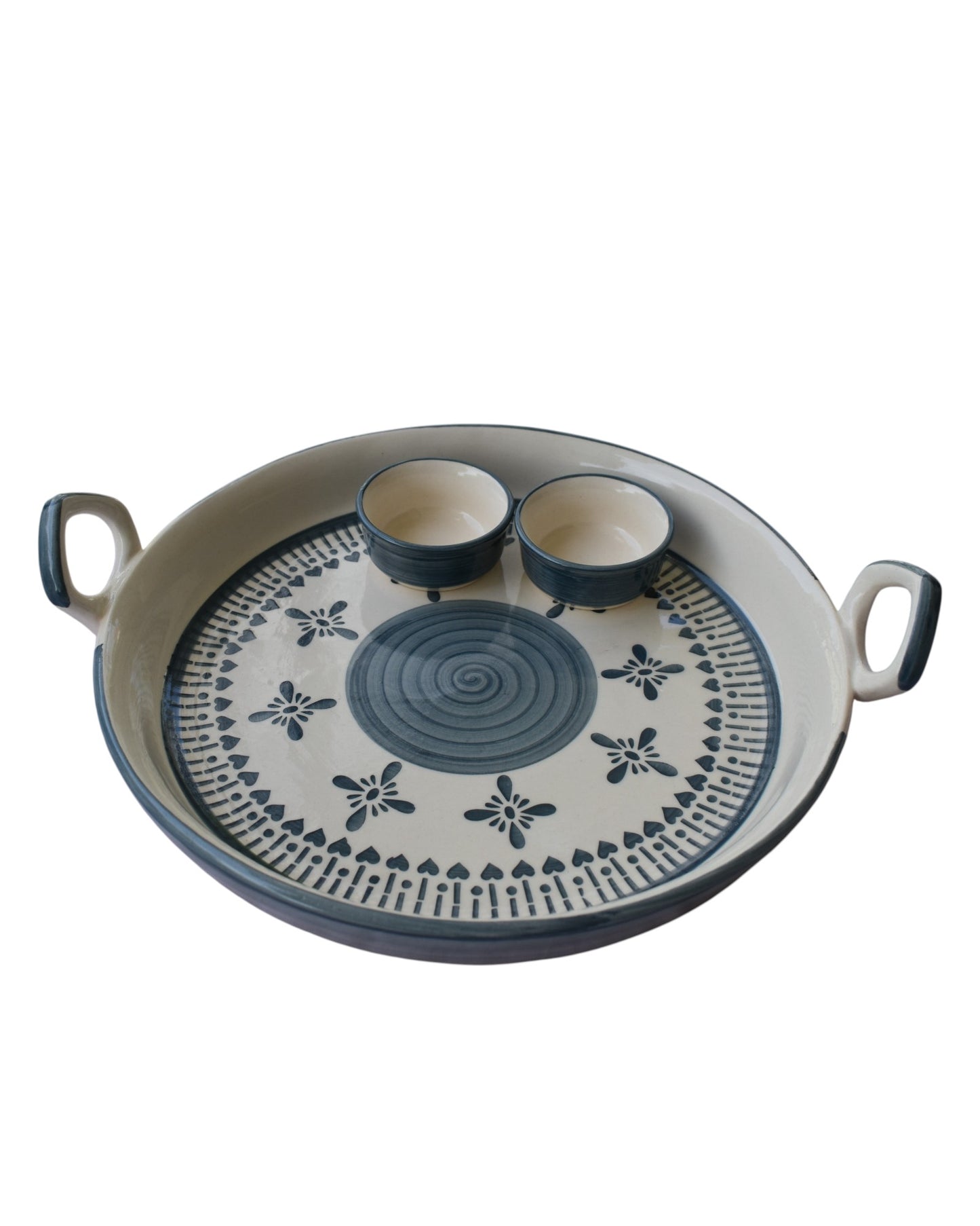 Grey Serve and Dip Platter