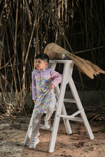 Load image into Gallery viewer, Tropical print long kurta and pants set
