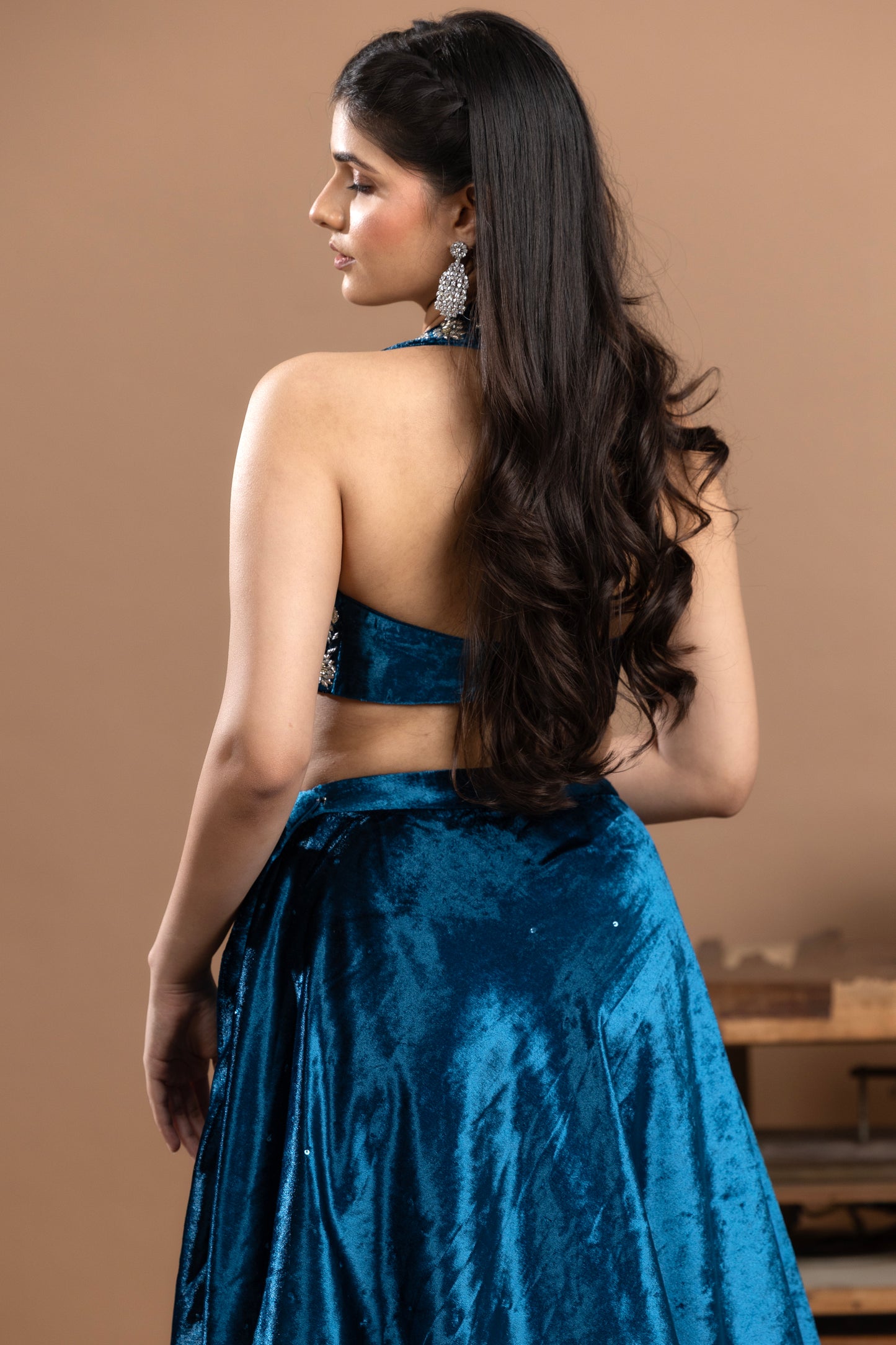 Rivaaj Persian Blue Lehenga