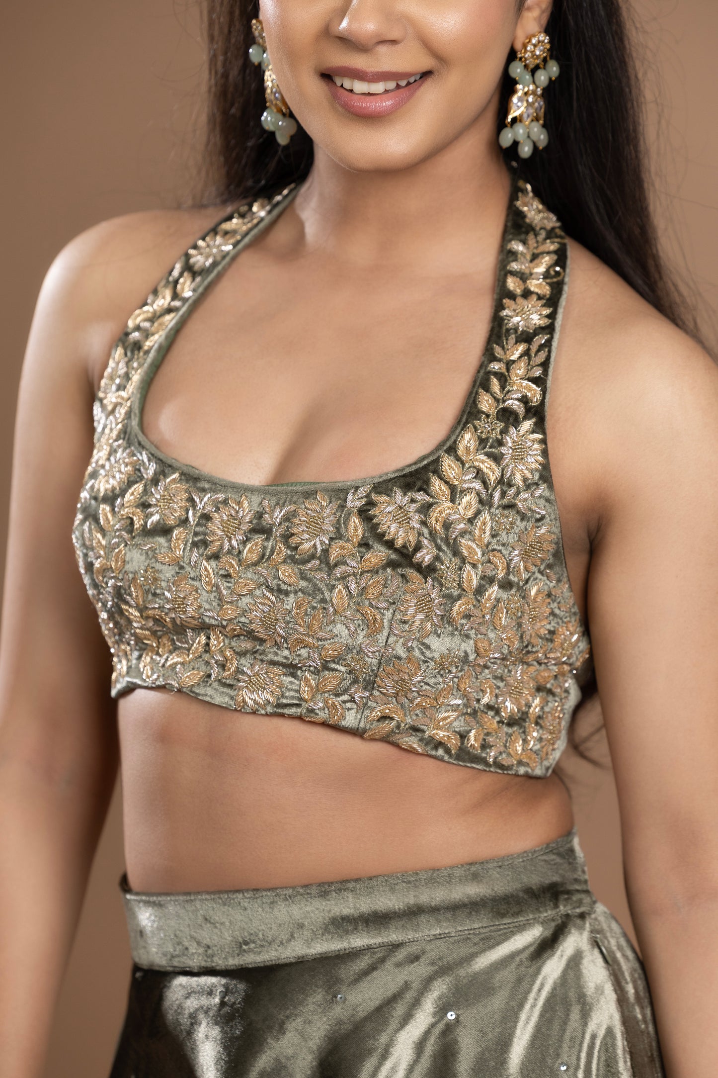 Rivaaj Aqua blue Lehenga