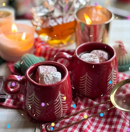 Christmas Tree Cuddle Mug- Red